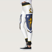Massachusetts vlag leggings (Links)