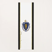 Massachusetts vlag yogamat (Achterkant)