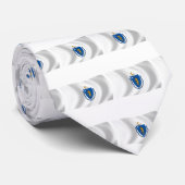 Massachusetts Vlagstrik Stropdas (Opgerold)