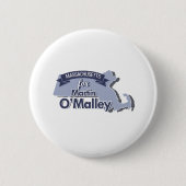 Massachusetts voor Martin O'Malley Ronde Button 5,7 Cm (Voorkant)