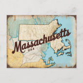 Massachusetts, VS Briefkaart (Voorkant)