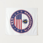 Massachusetts Wandkleed (Voorkant (horizontaal))