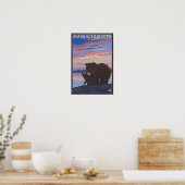 MassachusettsBear en Cub Poster (Keuken)