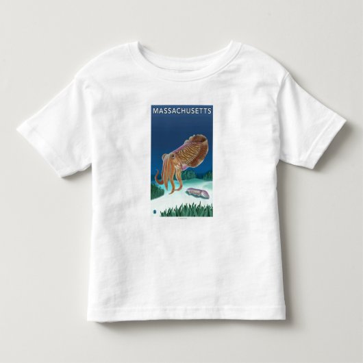 MassachusettsCuttlefish Scene Kinder Shirts (Voorkant)