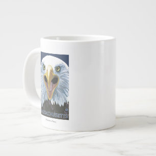 MassachusettsEagle Up Close Grote Koffiekop