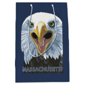 MassachusettsEagle Up Close Medium Cadeauzakje (Voorkant)