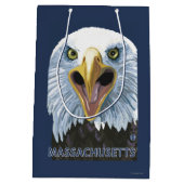 MassachusettsEagle Up Close Medium Cadeauzakje (Achterkant)
