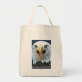 MassachusettsEagle Up Close Tote Bag (Voorkant)