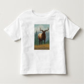 MassachusettsElk Scene Kinder Shirts (Voorkant)