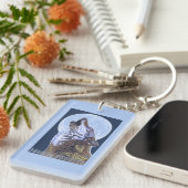 MassachusettsHowling Wolf Sleutelhanger (Voorkant Rechts)