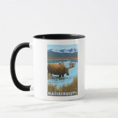 MassachusettsMoose Drink in Lake Mok (Links)