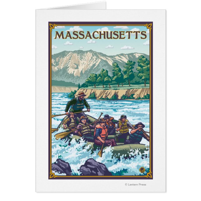 MassachusettsRiver Rafting Scene (Voorkant)