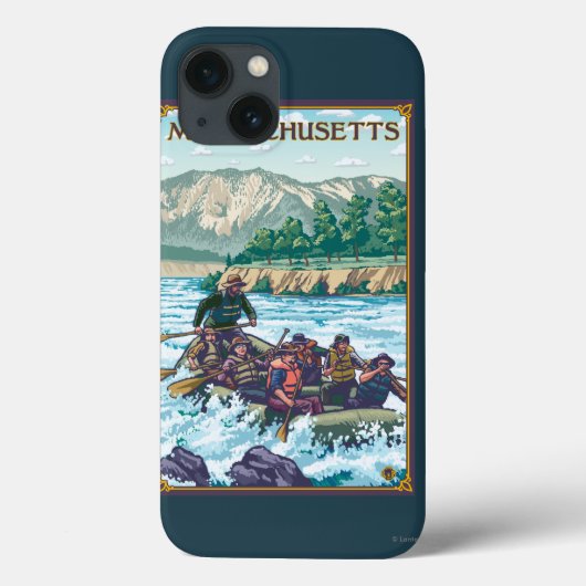 MassachusettsRiver Rafting Scene Case-Mate iPhone Case (Achterkant)