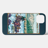 MassachusettsRiver Rafting Scene Case-Mate iPhone Case (Achterkant (horizontaal))