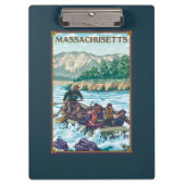 MassachusettsRiver Rafting Scene Klembord (Voorkant)