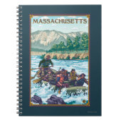 MassachusettsRiver Rafting Scene Notitieboek (Voorkant)