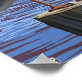 MassachusettsSea Gulls Scene Poster (Hoek)