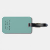 MassachusettsTidepool Scene Bagagelabel (Achterkant horizontaal)