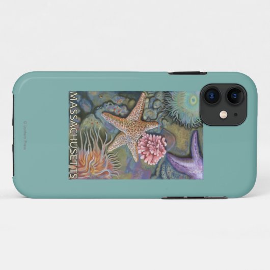 MassachusettsTidepool Scene Case-Mate iPhone Case (Achterkant (horizontaal))