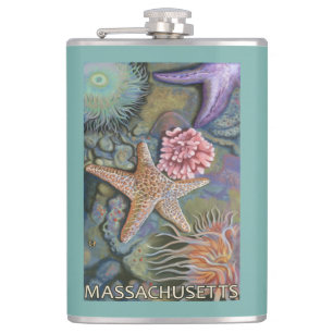 MassachusettsTidepool Scene Heupfles