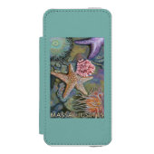 MassachusettsTidepool Scene Incipio iPhone Portemonnee Hoesje (Voorkant Agenda)