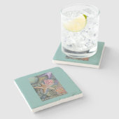 MassachusettsTidepool Scene Stenen Onderzetter (Zijkant)