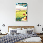 MassachusettsWine Country Scene Canvas Afdruk (Insitu (Slaapkamer))
