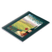 MassachusettsWine Country Scene Notitieboek (Linkerzijde)