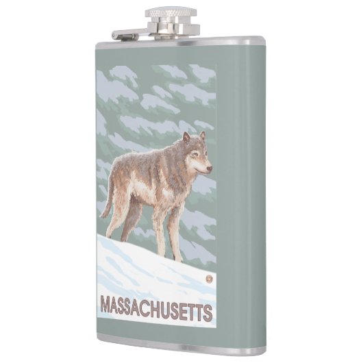 MassachusettsWolf Scene Heupfles (Links)