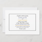 Massachusite vlag, vlag van Massachusetts bruiloft Kaart (Voorkant)