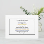 Massachusite vlag, vlag van Massachusetts bruiloft Kaart (Staand voorkant)