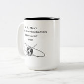 Massacommunicatiespecialist Two-Tone Mok, 15 oz Tweekleurige Koffiemok (Voorkant links)