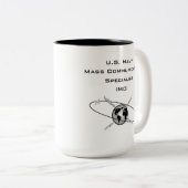 Massacommunicatiespecialist Two-Tone Mok, 15 oz Tweekleurige Koffiemok (Voorkant rechts)