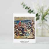 Massacre at Chios (onderzoek) van Eugene Delacroix Briefkaart (Staand voorkant)