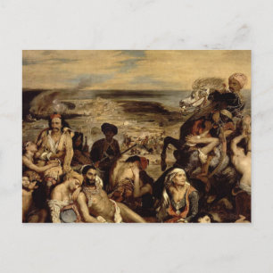 Massacre in Chios Briefkaart