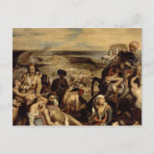 Massacre in Chios Briefkaart (Voorkant)