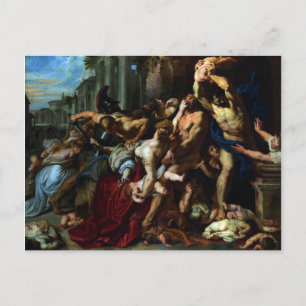 Massacre of the Innocents by Peter Paul Rubens Briefkaart