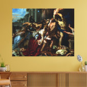 Massacre of the Innocents by Peter Paul Rubens Canvas Afdruk (Insitu (Woonkamer))