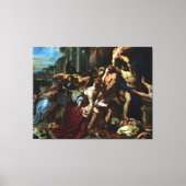Massacre of the Innocents by Peter Paul Rubens Canvas Afdruk (Voorkant)