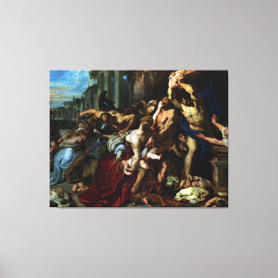 Massacre of the Innocents by Peter Paul Rubens Canvas Afdruk