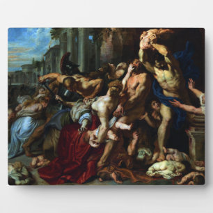 Massacre of the Innocents by Peter Paul Rubens Fotoplaat