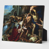 Massacre of the Innocents by Peter Paul Rubens Fotoplaat (Zijkant)