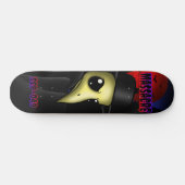 Massacre: Schatbord van Plague Doctor Persoonlijk Skateboard (Horizontaal)