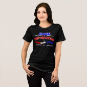 MASSADEPORTATIE: AMERIKAANSE STIJL Tri-Blend SHIRT (Voorkant volledig)