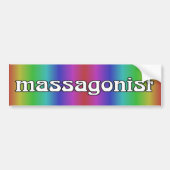 Massage 1 bumpersticker (Voorkant)