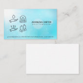 Massage | Acupunctie Holistische geneeskunde Visitekaartje (Voorkant / Achterkant)