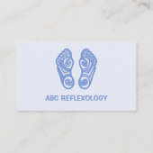 MASSAGE Alternatieve Holistic REFLEXOLOGY Business Visitekaartje (Achterkant)