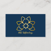 MASSAGE Alternatieve holistische REFLEXOLOGIE Visitekaartje (Achterkant)