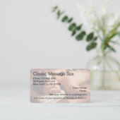 Massage Beauty Spa Visitekaartjes (Staand voorkant)