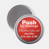 Massage Button magneet (Voorkant / Achterkant)